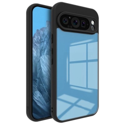 Google Pixel 9 Pro XL „Imak“ hard silicone TPU transparent case - back | Priedai.lt