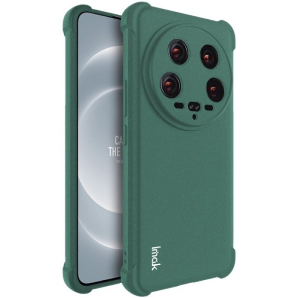 „Imak“ reinforced protection hard silicone (TPU) case - green (Xiaomi 14 Ultra)