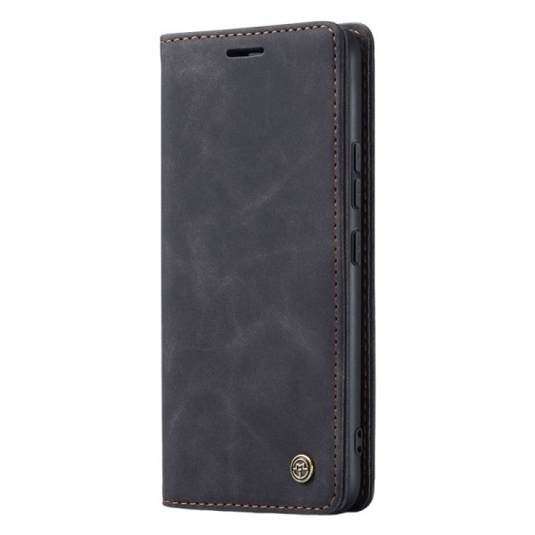 „CaseMe“ Retro Solid Flip Case - Black (Xiaomi 14 Ultra)
