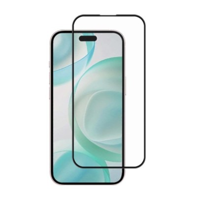 Apple iPhone 16 Pro Max „Mocolo“ 2.5D 9H Tempered reinforced protection black full coverage protective screen glass 0.26 mm | Pr
