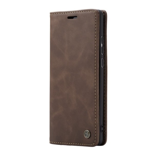 „CaseMe“ Retro Solid Flip Case - brown (Poco F2 Pro)