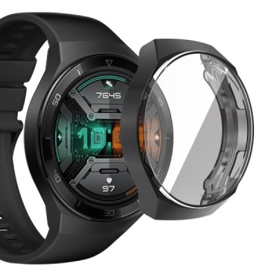 Huawei Watch GT 2e smart watch hard silicone (TPU) case - black | Priedai.lt