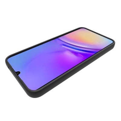 Samsung Galaxy A35 5G (SM-A356E) hard silicone (TPU) black case - cover | Priedai.lt