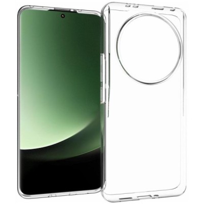 Xiaomi 13 Ultra hard silicone (TPU) clear, transparent case - cover | Priedai.lt
