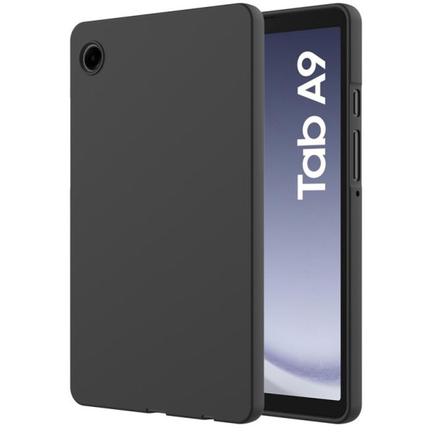 "Shell" Hard Silicone (TPU) Case - Black (Galaxy Tab A9)