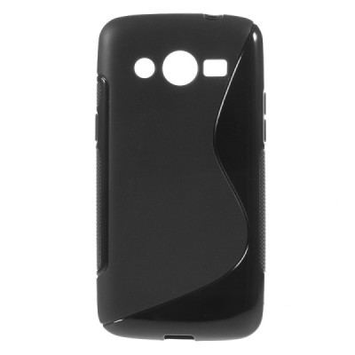 Samsung Galaxy Core LTE G386 kieto silikono tpu juodas dėklas - nugarėlė / Priedai.lt
