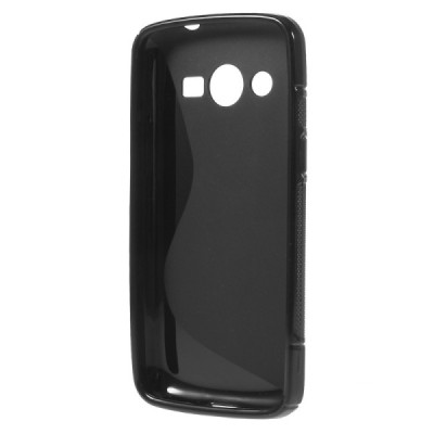 Samsung Galaxy Core LTE G386 kieto silikono tpu juodas dėklas - nugarėlė / Priedai.lt