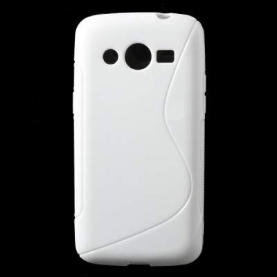 Samsung Galaxy Core LTE G386 kieto silikono tpu baltas dėklas - nugarėlė / Priedai.lt