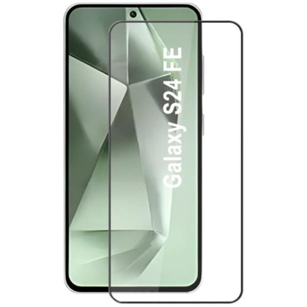 "Mocolo" 2.5D Tempered protective screen glass 0.26 mm - black (Galaxy S24 FE)