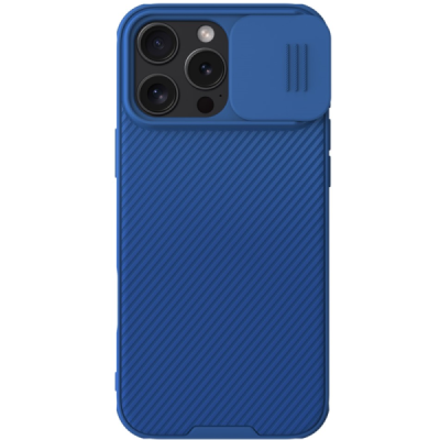 Apple iPhone 16 Pro Max "Nillkin" CamShield Pro Magnetic blue case, cover | Priedai.lt