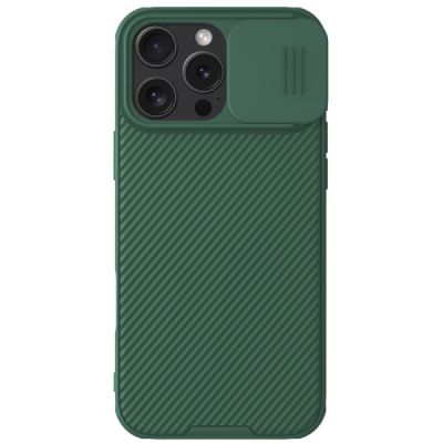 Apple iPhone 16 Pro Max "Nillkin" CamShield Pro Magnetic Green case, cover | Priedai.lt