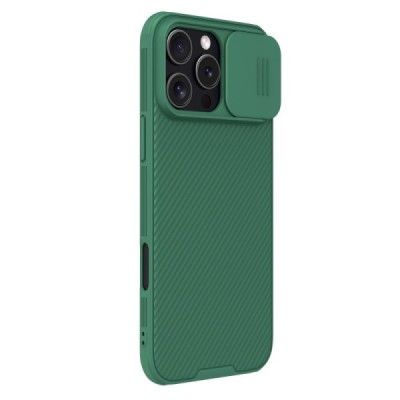 Apple iPhone 16 Pro Max "Nillkin" CamShield Pro Magnetic Green case, cover | Priedai.lt