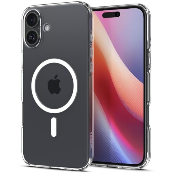 "Spigen" Liquid Crystal MagFit Case - Clear (iPhone 16)