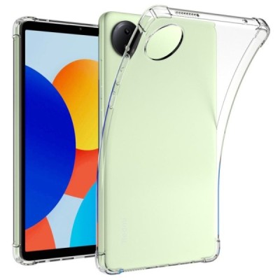 Xiaomi Redmi Pad SE 4G 8.7 reinforced protection hard silicone TPU transparent case - back | Priedai.lt