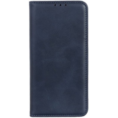 Apple iPhone 16 Pro Max "Split" blue leather flip case - book | Priedai.lt
