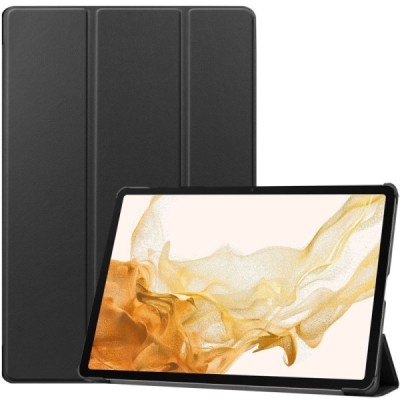 Samsung Galaxy Tab S10+, S9+, S9 FE+ Flip Book Case - Black (foldable) | Priedai.lt