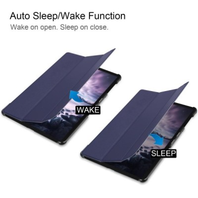 Samsung Galaxy Tab A 10.5 2018 (T590,T595) Flip Book Case - Blue (foldable) | Priedai.lt