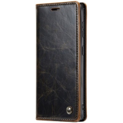 Apple iPhone 16 CaseMe Leather Solid Flip Case Book - Brown | Priedai.lt