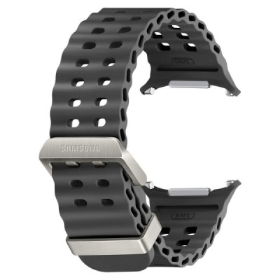 Samsung Galaxy Watch Ultra Marine smart watch hard silicone (TPU) gray bracelet - strap | Priedai.lt