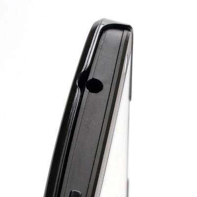 Šlifuoto metalo HTC One M7 juodas dėklas (Dėkliukas) / Priedai.lt