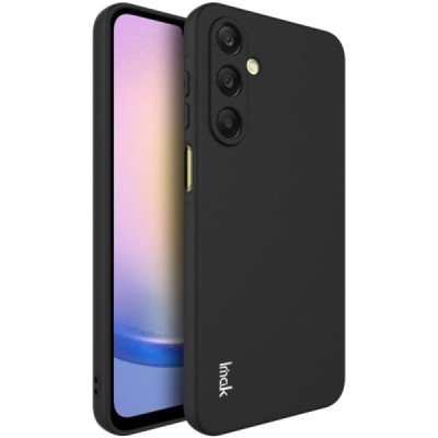 Samsung Galaxy A16 "Imak" hard silicone TPU black case - back | Priedai.lt