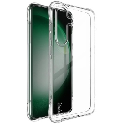 Samsung Galaxy S24 FE "Imak" reinforced protection hard silicone TPU clear, transparent case - back | Priedai.lt