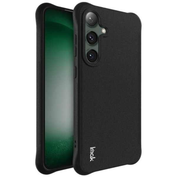 "Imak" reinforced protection hard silicone matte (TPU) case - black (Galaxy S24 FE)
