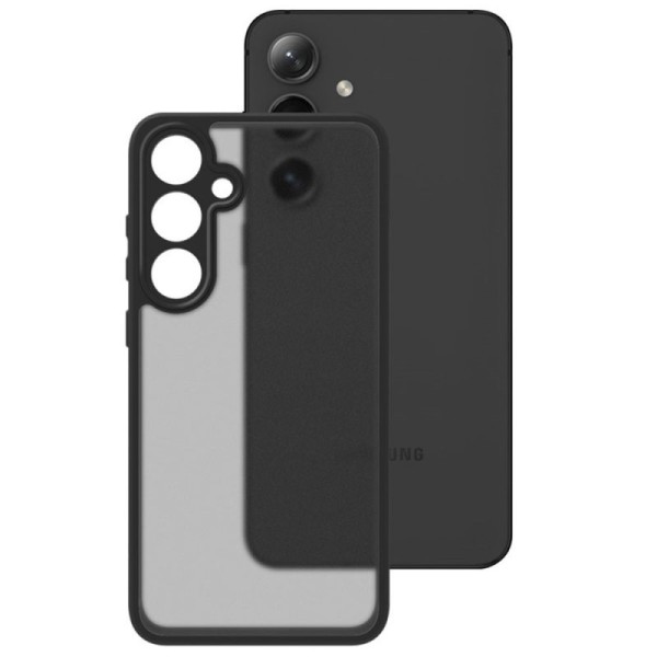"Imak" hard silicone (TPU) matte case - tinted / black (Galaxy S24 FE)