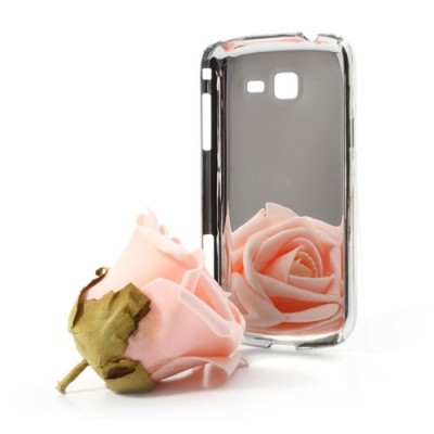 Samsung Galaxy Trend II S7570 elegantiškas baltas dėklas su blizgučiais / Priedai.lt