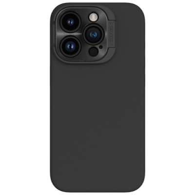 Apple iPhone 15 Pro Max „Nillkin“ Lenswing Magnetic juodas dėklas, nugarėlė su kameros apsauga | Priedai.lt
