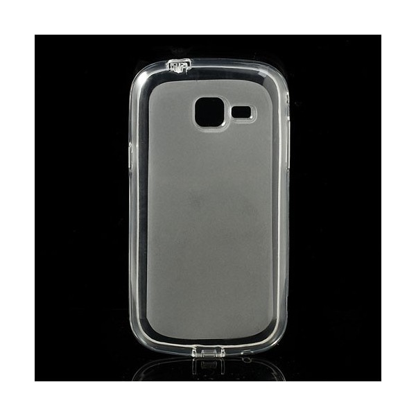 Kieto silikono dėklas - skaidrus (Galaxy Trend II)