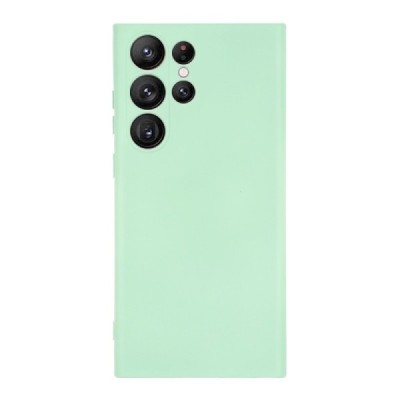 Samsung Galaxy S23 Ultra (SM-S918) Shell kieto silikono (TPU) dėklas žalias - nugarėlė | Priedai.lt