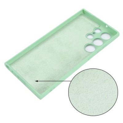 Samsung Galaxy S23 Ultra (SM-S918) Shell kieto silikono (TPU) dėklas žalias - nugarėlė | Priedai.lt