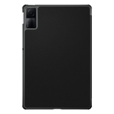 Xiaomi Redmi Pad SE 11" atverčiamas juodas odinis dėklas (sulankstomas) | Priedai.lt