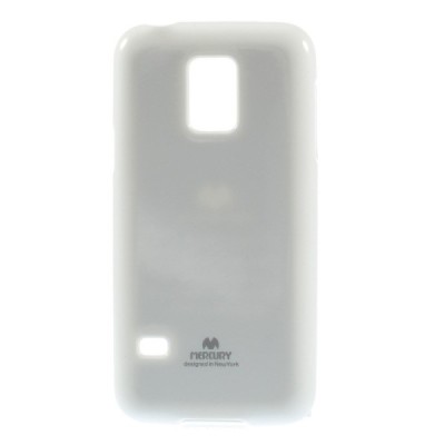 Samsung Galaxy S5 mini G800 baltas Mercury TPU kieto silikono dėklas / Priedai.lt