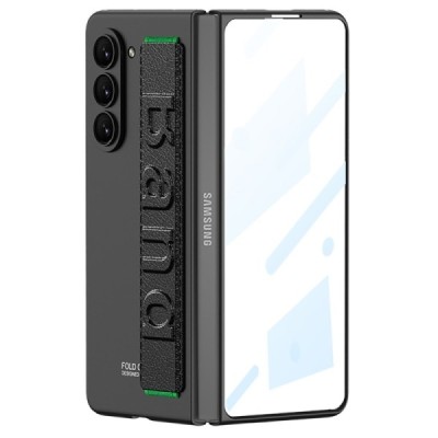 Samsung Galaxy Fold5 5G (SM-F946B) GKK Band Glass plastikinis juodas dėklas - nugarėlė | Priedai.lt
