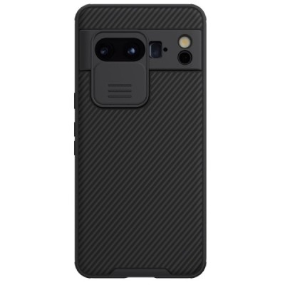 Google Pixel 8 Pro „Nillkin“ CamShield juodas dėklas, nugarėlė su kameros apsauga | Priedai.lt