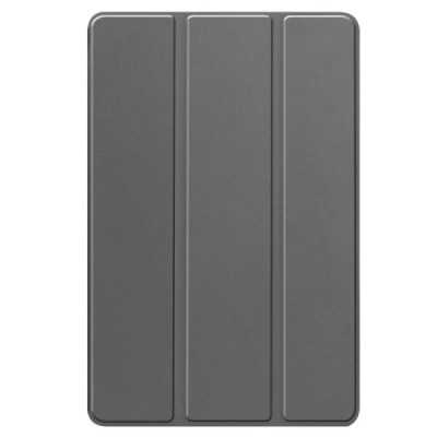 Lenovo Tab P12 12.7" atverčiamas pilkas odinis dėklas - knygutė (sulankstomas) | Priedai.lt