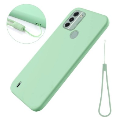 Nokia C31 Shell kieto silikono TPU žalias dėklas - nugarėlė | Priedai.lt