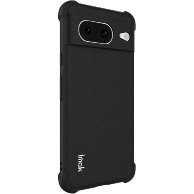 Google Pixel 8 Imak sustiprintos apsaugos kieto silikono TPU juodas dėklas - nugarėlė | Priedai.lt
