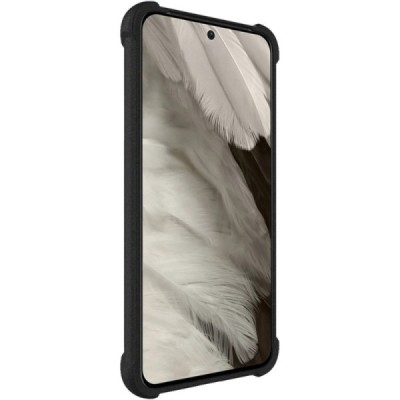 Google Pixel 8 Imak sustiprintos apsaugos kieto silikono TPU juodas dėklas - nugarėlė | Priedai.lt