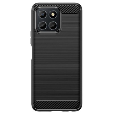 Huawei Honor X6 „Carbon“ kieto silikono TPU juodas dėklas - nugarėlė | Priedai.lt