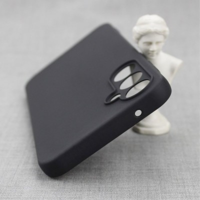 Samsung Galaxy S23 FE (Fan Edition) kieto silikono TPU juodas dėklas - nugarėlė | Priedai.lt