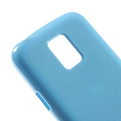 Samsung Galaxy S5 mini G800 šviesiai mėlynas (žydras) Mercury TPU kieto silikono dėklas / Priedai.lt