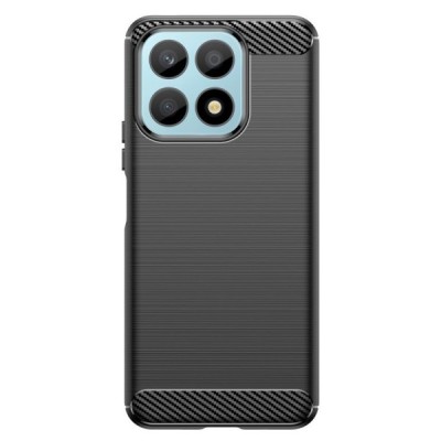 Huawei Honor X8a „Carbon“ kieto silikono TPU juodas dėklas - nugarėlė | Priedai.lt