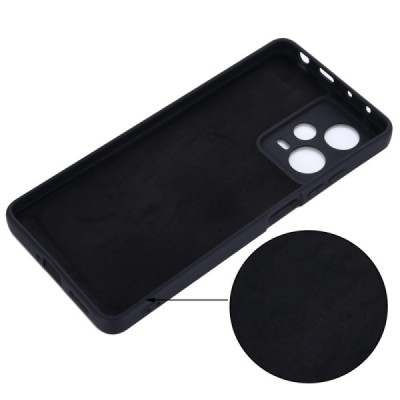 Xiaomi Redmi Note 12 Pro+ 5G Shell kieto silikono (TPU) dėklas juodas - nugarėlė | Priedai.lt