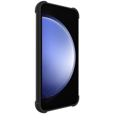 Samsung Galaxy S23 FE (Fan Edition) Imak sustiprintos apsaugos kieto silikono TPU juodas dėklas - nugarėlė | Priedai.lt