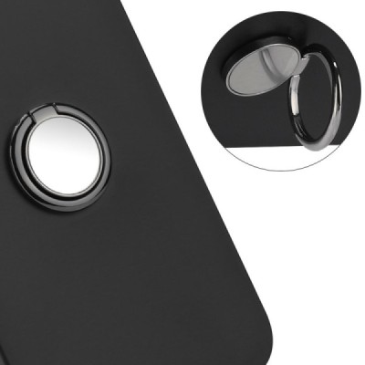Samsung Galaxy S23 FE (Fan Edition) „Kickstand“ kieto silikono TPU juodas dėklas - nugarėlė | Priedai.lt