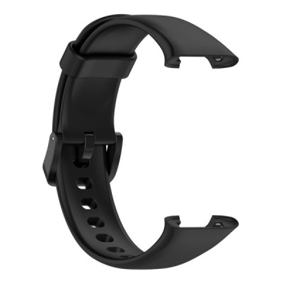 Išmaniojo laikrodžio Xiaomi Mi Band 7 Pro kieto silikono (TPU) juoda apyrankė | Priedai.lt
