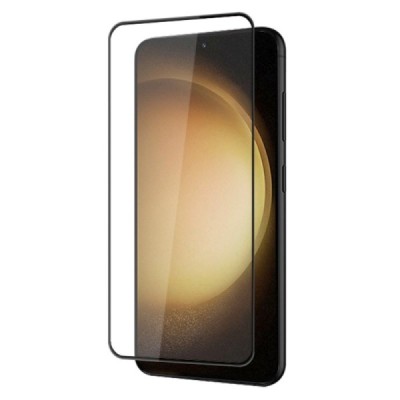 Samsung Galaxy S24+ (SM-S926) „Mocolo“ 9H 2.5D Tempered Glass sustiprintos apsaugos juodas pilnai dengiantis apsauginis ekrano s